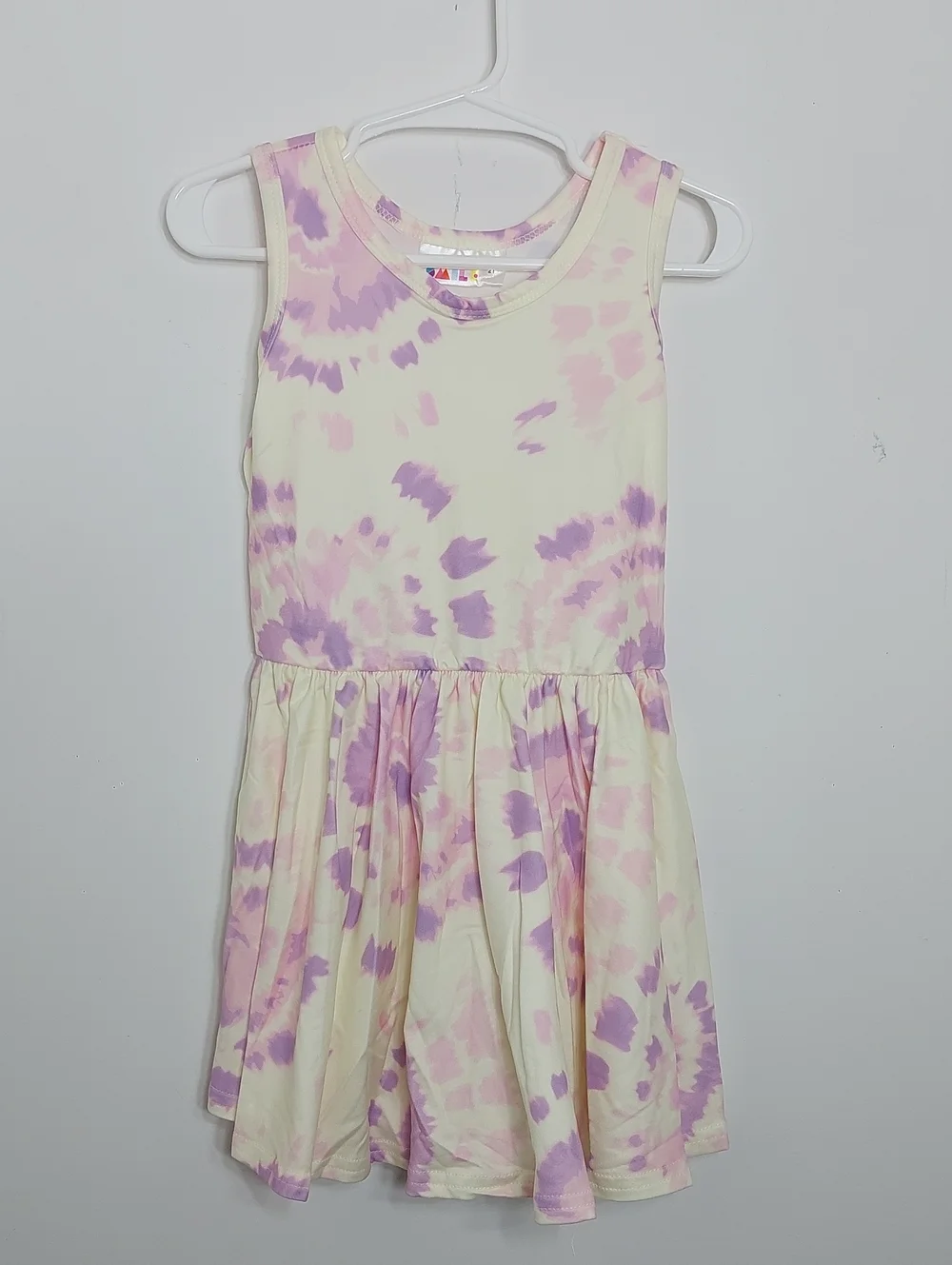 Dot Dot Smile Girls Dress Size 2T Lavender Dream Tie-Dye Tank Twirl Spin